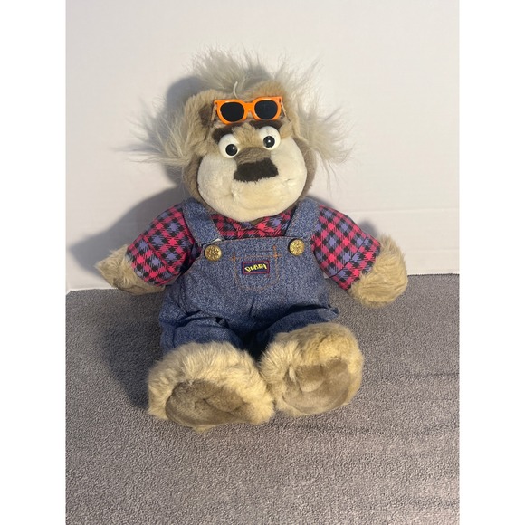 Dubba Other - Dubba Plush Bear Overalls Shirt Sunglasses Stuffed Animal‎ Toy Character